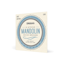 D'addario EJ62 Loop End 80/20 Bronze Mandolin Strings, Light, 10-34