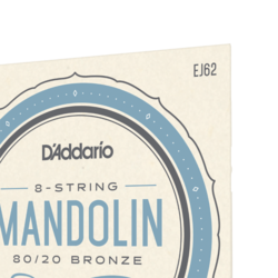 D'addario EJ62 Loop End 80/20 Bronze Mandolin Strings, Light, 10-34