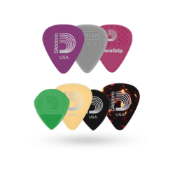 D'addario Mixed 7 Plectrum Pack, 1XVP4-5