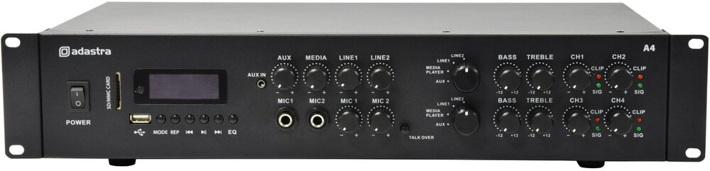 Music System One, For Bars, Cafes And Shops, Black Speakers