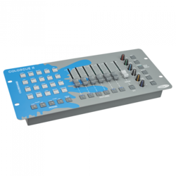Showtec Colorcue 2 LED HEX DMX Light Controller, Black And Blue