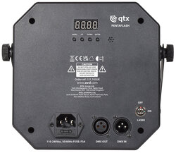 Qtx Pentaflash: 5-In-1 LED And Laser Effect Ideal Parties DJ Club
