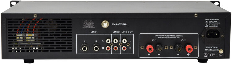 Adastra A2 Stereo PA Amplifier 2 X 200W (953.402UK), New Stock