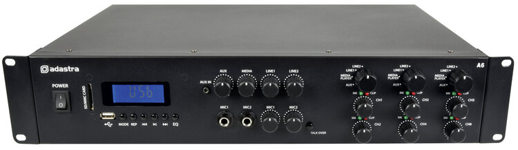Adastra A6 Tri Stereo Amplifier 6x200w (953.406UK)
