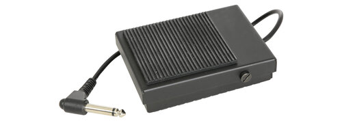 Non-Latching Foot Switch. Polarity Switch. With TS 6.3mm Plug., Black, 173.084UK