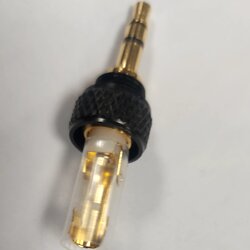 3.5mm Threaded Stereo Jack Plug Gold Stereo Connector Used On Radio Belt Packs, 752.687UK