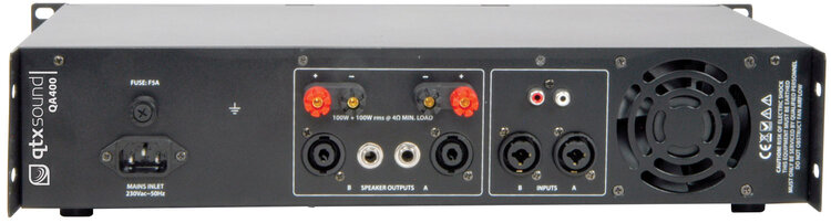 QTX QA400 Power Amplifier QA400 (172.020UK), New Stock