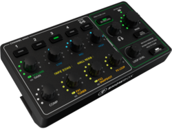 Mackie Showbox Battery All In One Live Performance Rig With Pull Out Mixer, Black