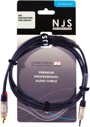 Rean (By Neutrik) 3.5mm Stereo To 2 Rean RCA Phonos
