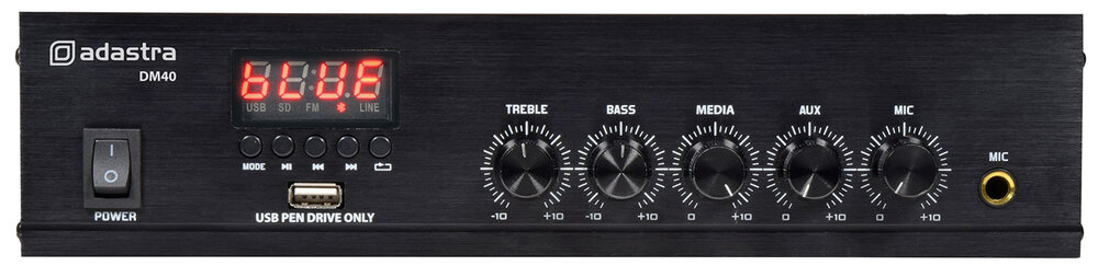 DM40 Mixer-Amp with USB/FM and Bluetooth 953.109, Graded Stock