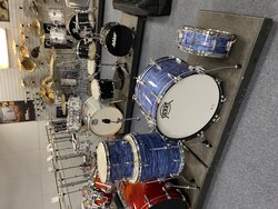 Pearl President 3 Piece Shell Pack, - Used, Ocean Ripple
