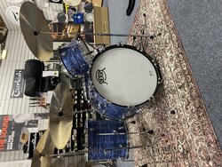 Pearl President 3 Piece Shell Pack, - Used, Ocean Ripple