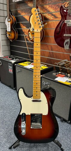Fender American Standard Tele M/N Left Hand - Used, Sunburst