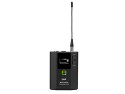 Q Audio QWM 1970 HH BP 1x Hand Held And 1x Belt Pack With Tie Clip, 863-865mhz