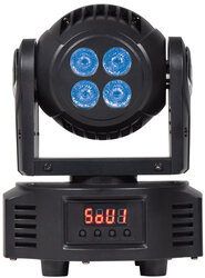 QTX TinyMover2 40w RGBW LED 2-in-1 Mini Moving Head (150.462uk), Black