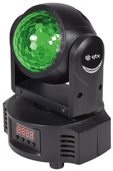 QTX TinyMover2 40w RGBW LED 2-in-1 Mini Moving Head (150.462uk), Black