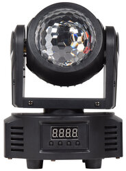 QTX TinyMover2 40w RGBW LED 2-in-1 Mini Moving Head (150.462uk), Black