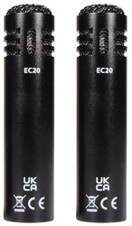 Citronic EC20 Condenser Microphones - Stereo Pair EC20, New Stock