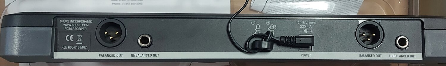 Shure Wireless Combo Twin Handheld PG58 System - Used
