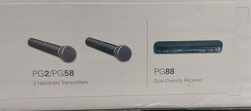 Shure Wireless Combo Twin Handheld PG58 System - Used