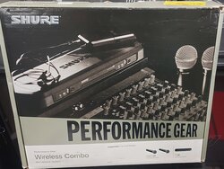 Shure Wireless Combo Twin Handheld PG58 System - Used