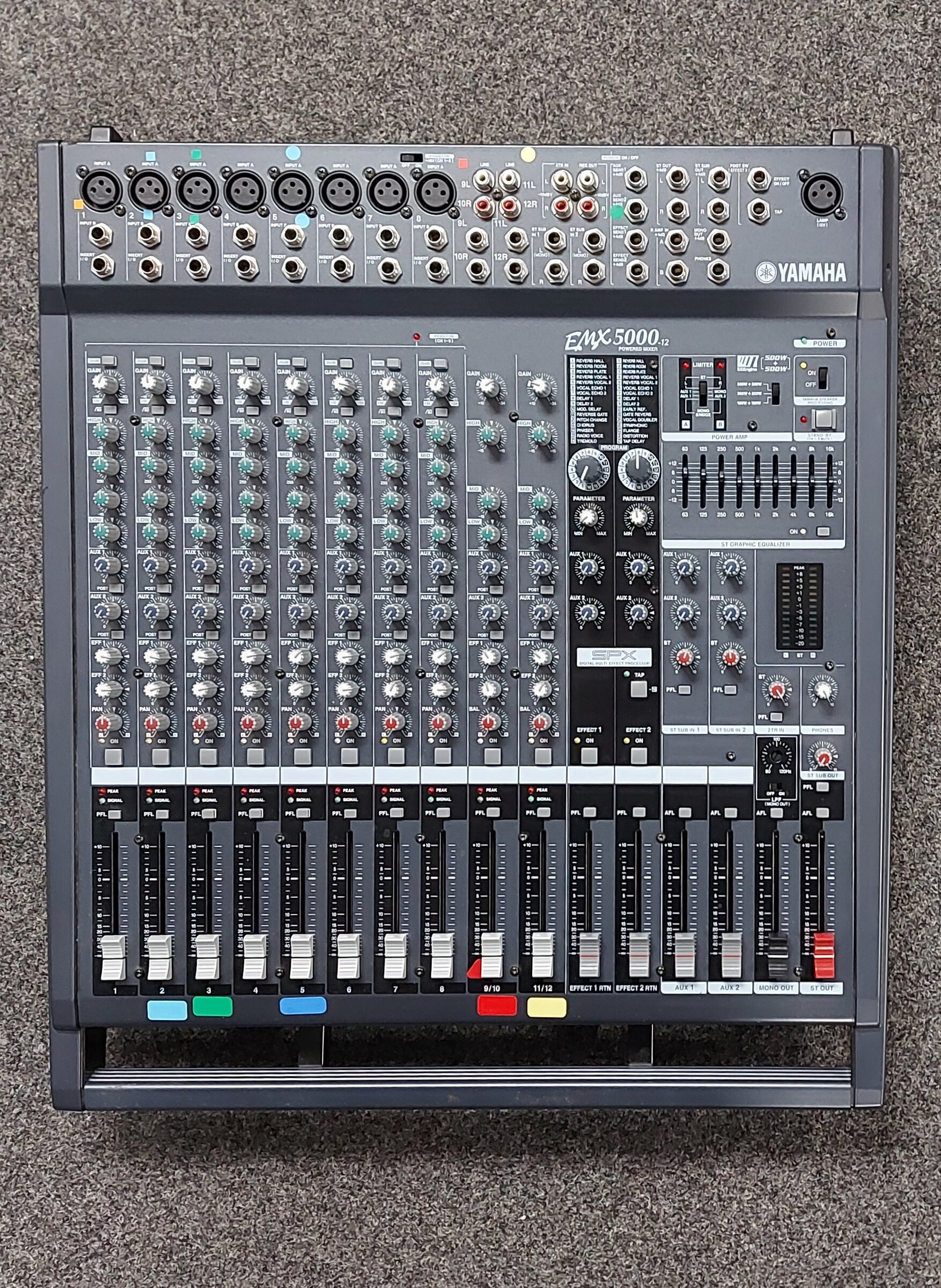 HW Audio. Yamaha Emx500012 Powered Mixer 2 X 500 Watts Used