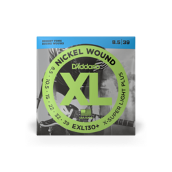 D'addario EXL130+ Nickel Wound Electric Guitar Strings, Extra-Super Light, 08-38