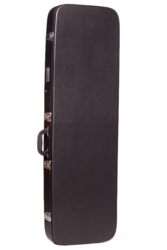 Freestyle Deluxe Hard-Shell Wood Case Bass Guitars, Black