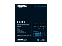 Klotz KIK9 Guitar/ Bass Cable, Black