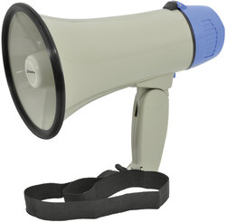 Adatsra Portable Megaphone 10W, Grey and Blue, 952.001
