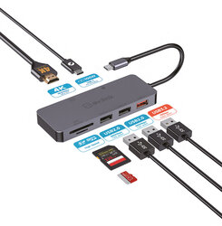 7 Port USB3.2 Type-C Multi-Hub 500.107UK
