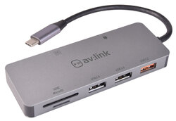 7 Port USB3.2 Type-C Multi-Hub 500.107UK