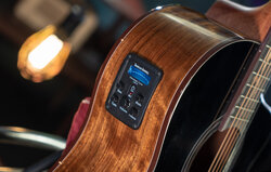 Washburn Bella Tone Studio Cutaway Electro Vite S9V, Charcoal Burst