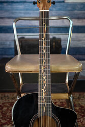 Washburn Bella Tone Studio Cutaway Electro Vite S9V, Charcoal Burst