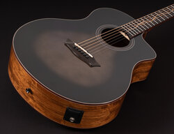 Washburn Bella Tone Studio Cutaway Electro Vite S9V, Charcoal Burst