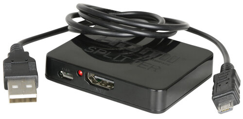 4K Mini HDMI Splitter 1in to 2 Out 128.825UK