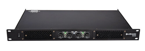 Citronic D-series Quad Power Amplifier 4 X 350W, 1U High Lightweight, Ex Demo