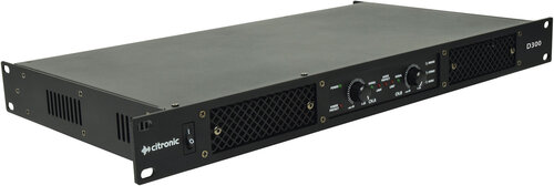 Citronic D-Series Class-D Power Amplifier, 2 X 150W, 1U High, Lightweight, 172.103