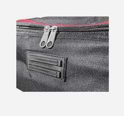 RockJam DGB-02 Padded Acoustic Guitar Bag, Black and Red