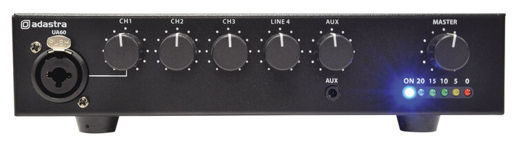 UA60 Series Compact 100V Mixer-Amplifier, New Stock