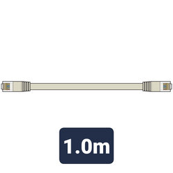 Av : Link Cat6 Patch Lead UTP RJ45 Plug to RJ45 Plug 1.0m