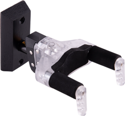 Hercules GSP38WBLT Plexi Auto Grip Hanger, Black