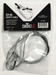 Chauvet CH-05 30Kg Steel Safety Cable, Silver