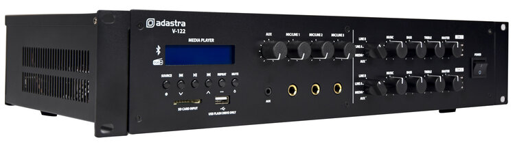 Adastra V-122 Dual Zone 100V Mixer-Amplifier