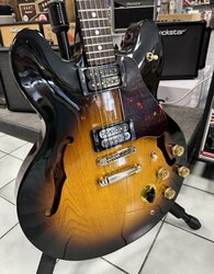 Aria Es650 Semi Acoustic - Used, Sunburst