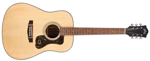 Guild D340 Solid Top Dreadnought, Natural
