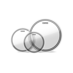 Evans Tom Pack EC2 Clear 10 Inch,12 Inch ,16 Inch