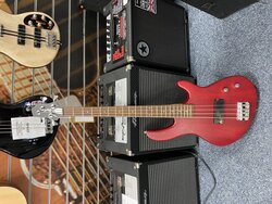 Cort Action Bass Junior Open Pore, Cherry