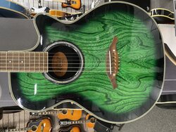 Crafter FX550EQ Acoustic Guitar - Used, Greenburst
