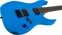 Spira S-400 24 Fret Guitar, MBL Satin Blue